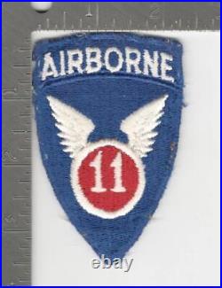 Early Occupation German Made US Army 11th Airborne Division Patch Inv# K0940