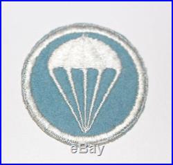 English made WWII U. S. Army Airborne Parachute Infantry Felt Cap Insignia Patch