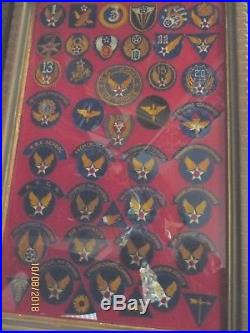 Estate Collection 58 WWII U. S. Army Air Force patches + rockers complete