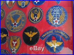 Estate Collection 58 WWII U. S. Army Air Force patches + rockers complete