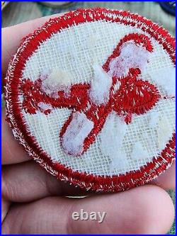 FANTASTIC EARLY WWII US Army Airborne Glider Field Artillery Hat Patch