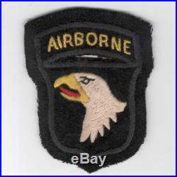 Fantastic British Made WW 2 US Army 101st Airborne Division Patch Inv# H929
