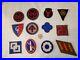 Fantastic Lot 12 Ww2 Us Army Greenback Patches-mint Or Used-exc