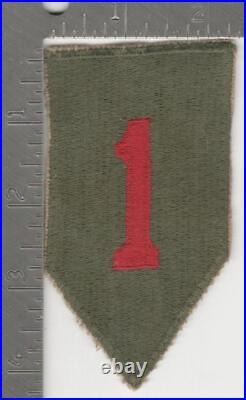 French / Africa Theater Made WW 2 US Army 1st Infantry Division Patch Inv# K0110