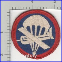 French Made WW 2 US Army Enlisted Para / Glider Garrison Cap Patch Inv# K2875