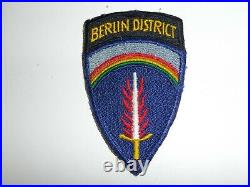 G0003 US Army post WW2 Berlin District Europe patch German made IR45C