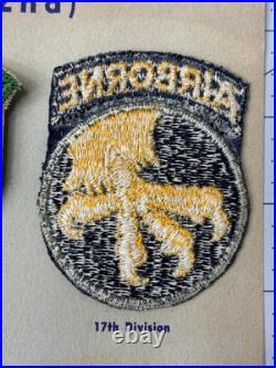 G W Larence Collection WW 2 US Army 17th Airborne Division Patch Inv 12-5