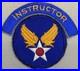 G W Lawrence WW 2 US Army Force Instructor Patch & Tab Inv 44-2