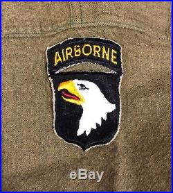 Genuine Rare Us Army Ww2 101st Airborne Screaming Eagle Patch Ex Condition
