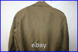 Genuine US Military Issue WW2 WWII Coat IKE Eisenhower Jacket wth Patches Army 1
