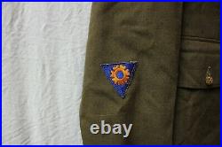 Genuine US Military Issue WW2 WWII Coat Jacket with Patches Army Airforce i7