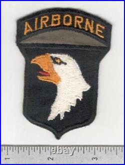 German Made Gold Eye US Army 101st Airborne Grey Insert Patch Inv# B621
