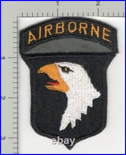 German Made Gold Eye US Army 101st Airborne Grey Insert Patch Inv# K3253