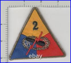 German Made US Army 2nd Armored Division Bullion Patch Inv# K1329