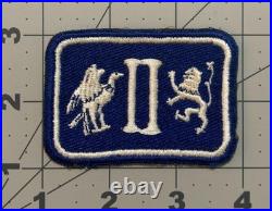 German Made US Army 2nd Corps Twill Patch Inv# K7192