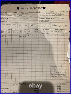 Glider Officer US Army WWII Papers Flight Time Logs PFC End WWII George Callas