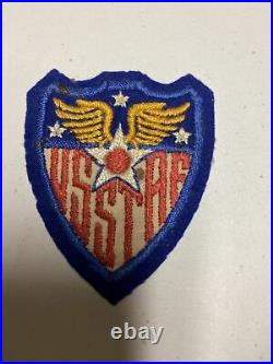H0617 WW2 US Army Strategic Air Force AAF USSTAF Shoulder Patch IR45A
