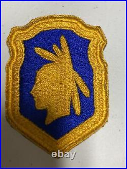 H0884 Original WW2 US Army 98th Infantry Division Shoulder Patch IR45A
