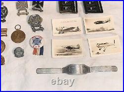 HUGE lot USN USMC US Army MILITARY WWII Korea Vietnam MEDALS PATCHES BUCKLES ++