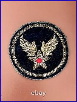 Handmade Vintage WW2 US Army Air Force Patch, Bullion (Gold And Silver)