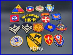 Huge Lot of WW2 WWII Military Army Navy Patches 100 TOTAL
