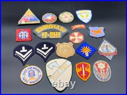 Huge Lot of WW2 WWII Military Army Navy Patches 100 TOTAL