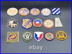 Huge Lot of WW2 WWII Military Army Navy Patches 100 TOTAL