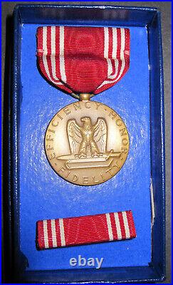 IDd WW2 Group US Army ARLO D. PLATT OHIO Dog Tags Medal Patch Collar Disc WWII