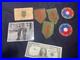 IDed US Army 1951 Post WW2 German Made 1st Infantry Division Tunic Patch lot