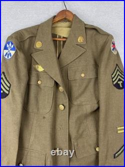 Ike jacket ww2 tanker patch 23rd army