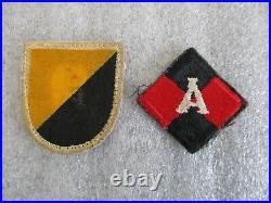 Issued Wwii Us Army Patch Set (2) The Ranger School Airborne