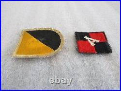 Issued Wwii Us Army Patch Set (2) The Ranger School Airborne