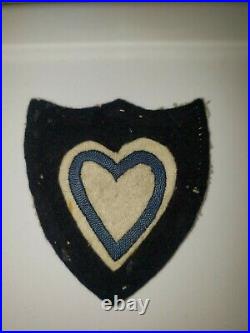 K0553 WW2 US Army XXIV Corps Hand Embroidered Patch WB-3