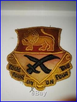 K0558 WW2 US Army 15th Cavalry Regiment Patch WB-3