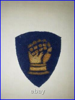 K10 WW 2 US Army Shoulder Patch 46th Infantry Division Hand embroidered WA3