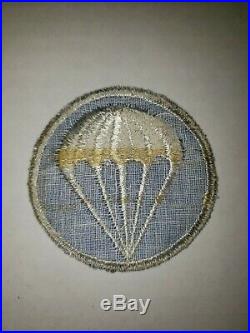 K14 WW 2 US Army Airborne Patch Paratroopers Shoulder/Cap WA3