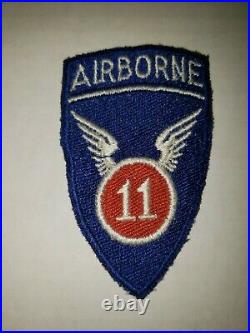 K5 WW 2 US Army Shoulder Patch 11th Airborne Division Machine Emb. WA3