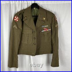 Korean War US Army Ike Uniform Bullion Far East Command Patch Japan Made