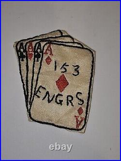 Korean War US Army Japanese Made 134th Engineer Bn Silk Patch L@@K! ASMIC