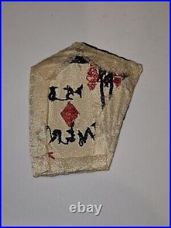 Korean War US Army Japanese Made 134th Engineer Bn Silk Patch L@@K! ASMIC