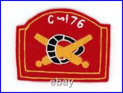 Korean War original US Army Charlie Battery 176th Field Artillery patch SSI