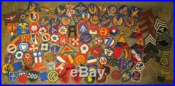 Lot 115 Us Army Air Force Airborne Wwii Uniform Patches Chevrons Cut Edge Usmc