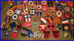 Lot 115 Us Army Air Force Airborne Wwii Uniform Patches Chevrons Cut Edge Usmc