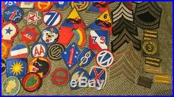 Lot 115 Us Army Air Force Airborne Wwii Uniform Patches Chevrons Cut Edge Usmc