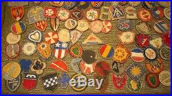 Lot 115 Us Army Air Force Airborne Wwii Uniform Patches Chevrons Cut Edge Usmc