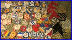 Lot 115 Us Army Air Force Airborne Wwii Uniform Patches Chevrons Cut Edge Usmc