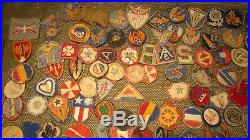 Lot 115 Us Army Air Force Airborne Wwii Uniform Patches Chevrons Cut Edge Usmc