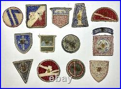 Lot 57 Original WWII US Army Infantry Division Shoulder Sleeve Patches 1st-106th