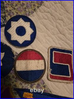 Lot Of 15 WW2 era US ARMY PATCHES