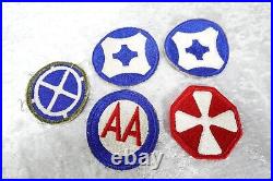 Lot Of 39 WWII Original US Army Patches Air Force Military